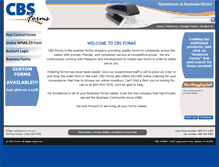 Tablet Screenshot of cbsforms.com